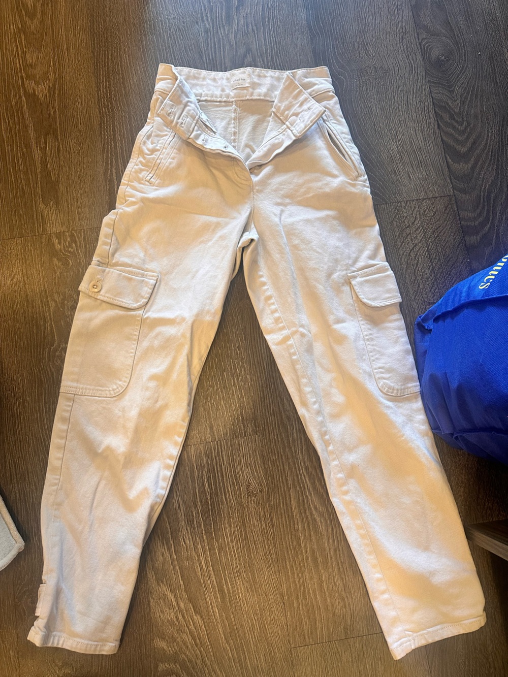 Wilfred Light Beige Cargo Pants for Women